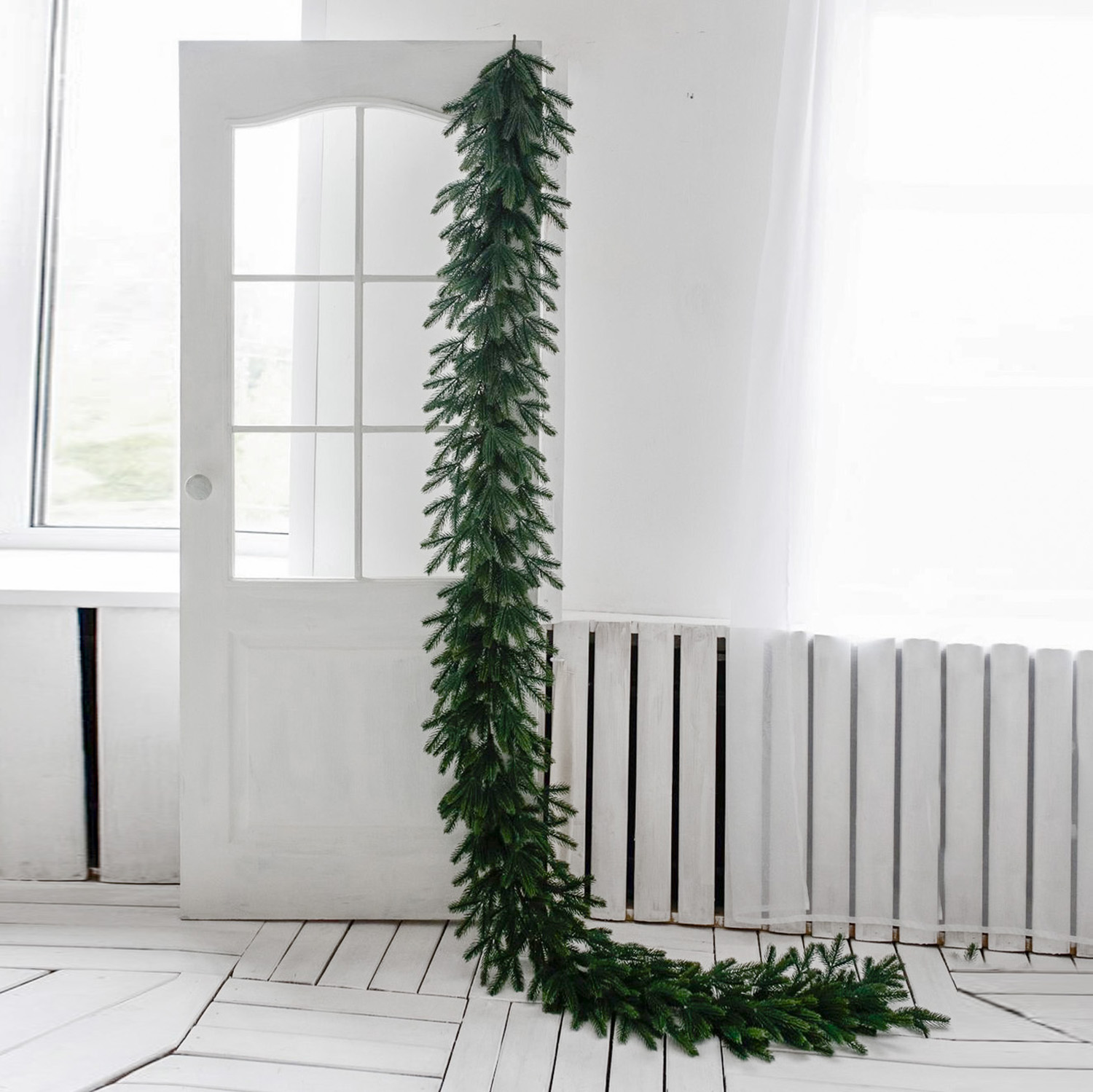 Гирлянда искусственная пластиковая "Альпийская" Люкс, 2,7 м., литая *1/30