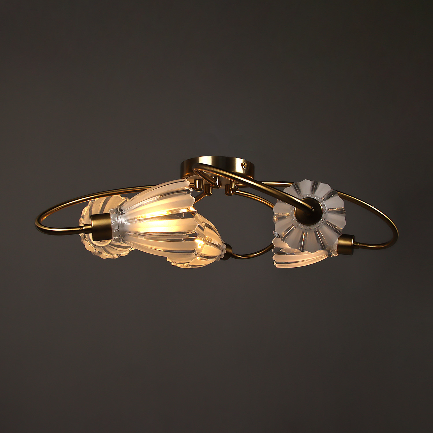 Люстра N6435/5 COP 5*40W E14 220V (d-600; h-165)  VERNER LIGHTING *1