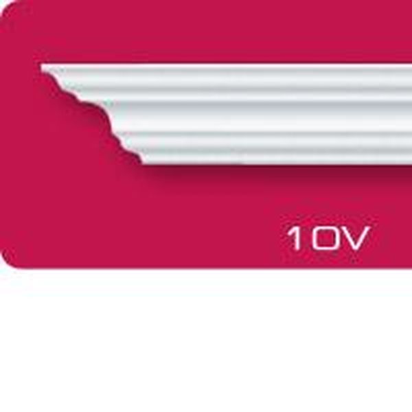 Плинтус потолочный  "Формат" V10  2.0м 36*36   *110/125 Плинтус потолочный  "Формат" V10  2.0м 36*36   *110/125