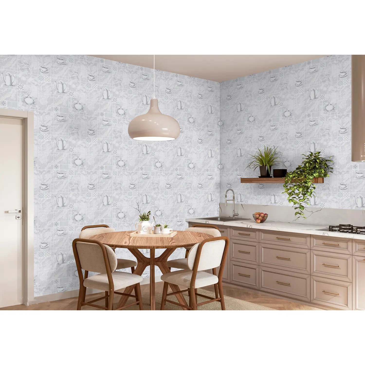 яяяОбои винил "HomeColor" Tea Time HC11060-46   0.53*10м *16