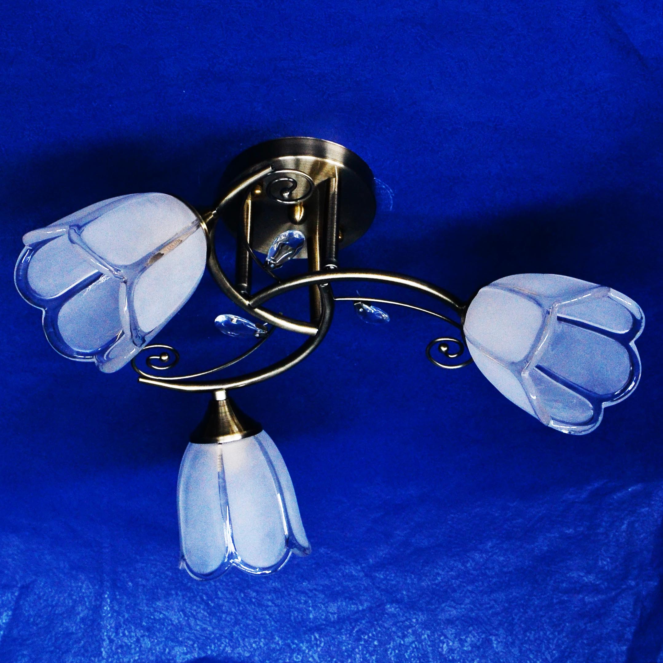 Люстра Verner Lighting А1435/3, 40 Вт, Е14, 3 лампы, античная бронза