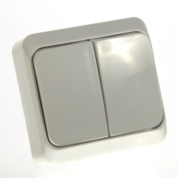 Выключатель "Этюд" ОП 2кл. белый ВА10-002В *10/25