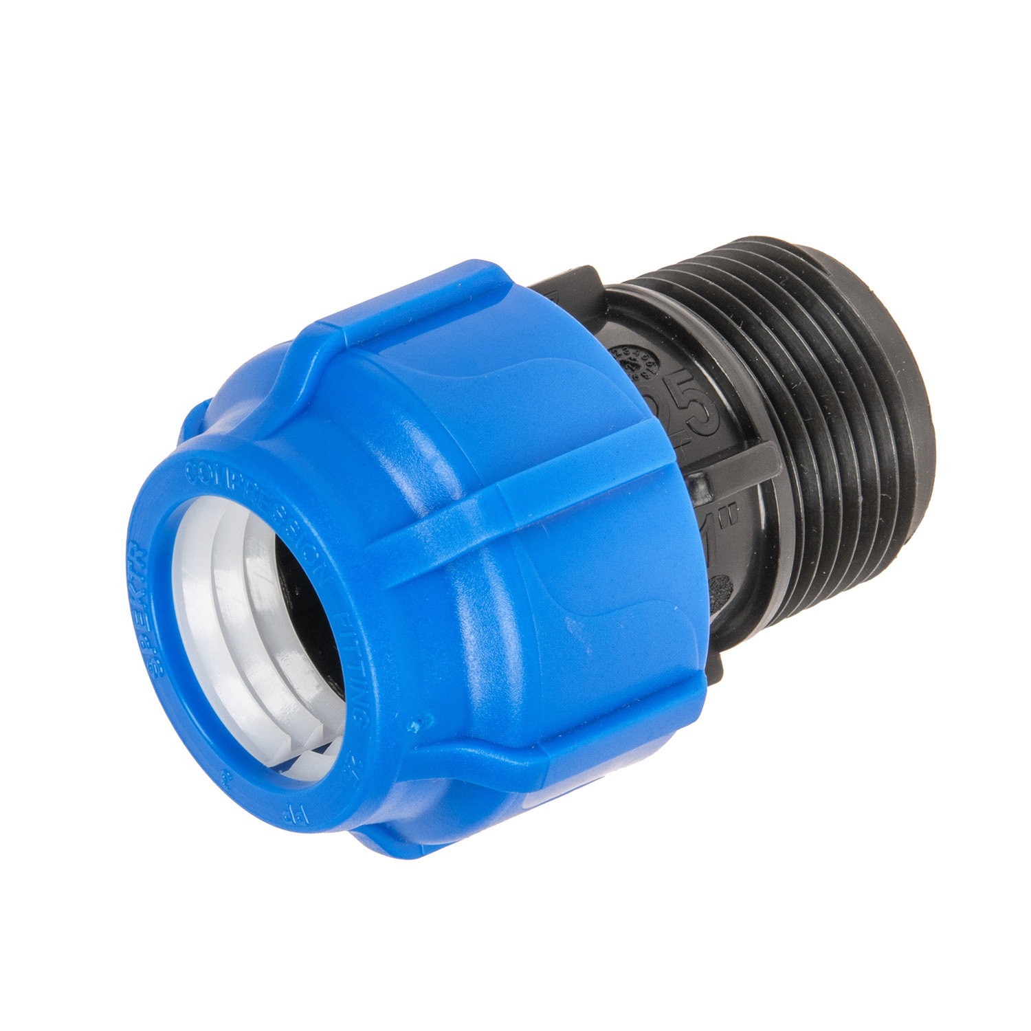 Муфта ПНД компрессия Ø 25х1" наруж. резьба *1/70 Муфта ПНД компрессия Ø 25х1" наруж. резьба *1/70