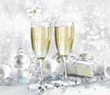 Салфетки бумажные 3сл 33*33см 20шт НОВЫЙ ГОД Брызги шампанского *12