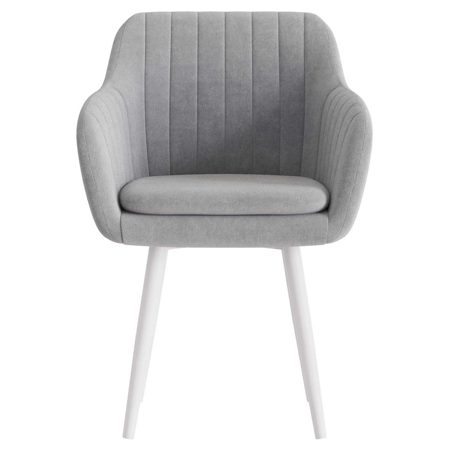 яяяКресло ТРЕВИС XL Парма 1013 СЕРЫЙ+металл каркас СТЕЛС черный*4