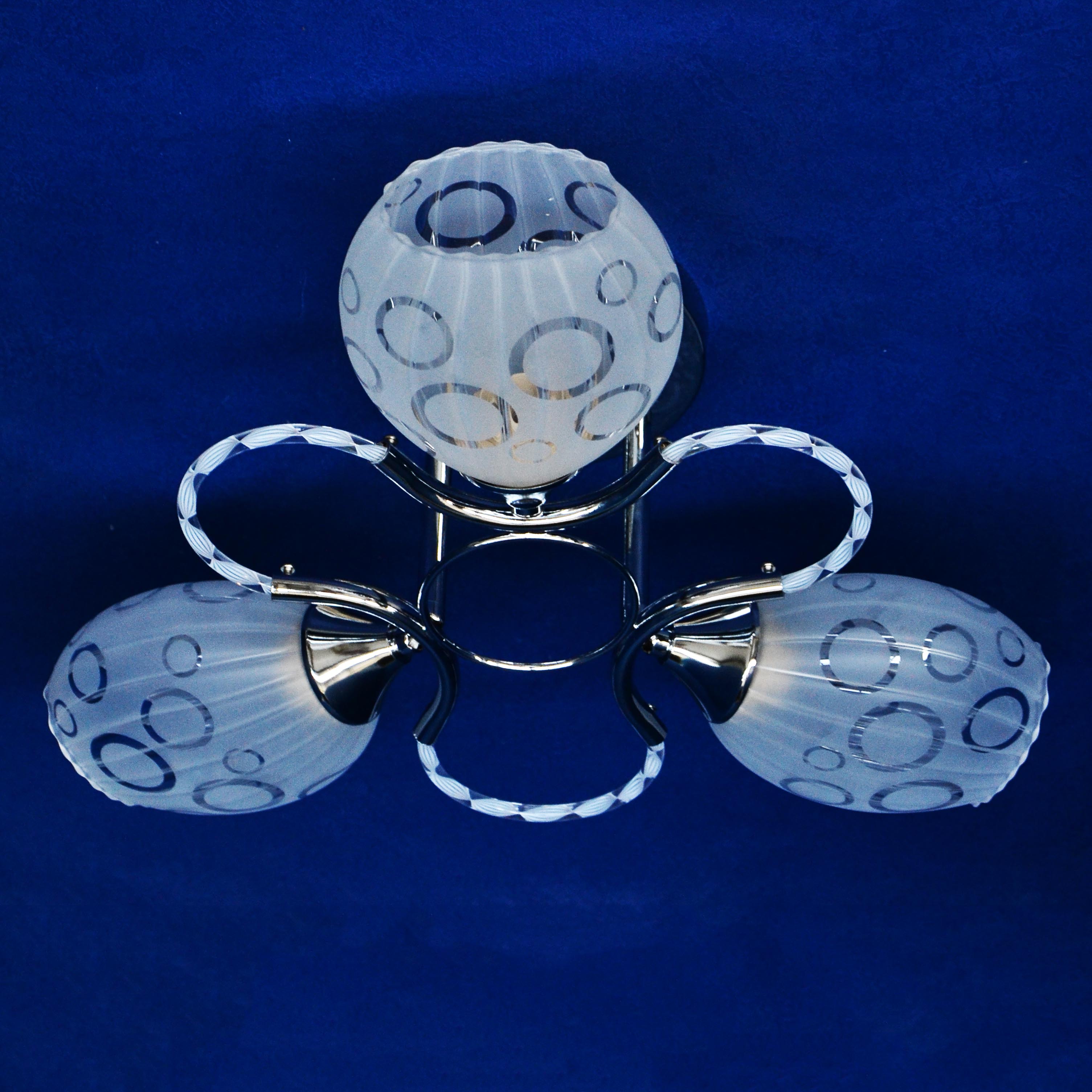 Люстра Verner Lighting N0475/3, 40 Вт, E27, 3 лампы, хром