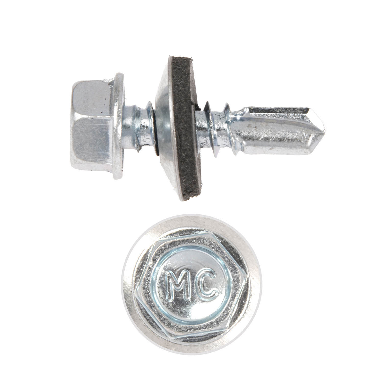 Саморезы кровельные BROZEX 4,8*19 цинк (3000шт) промтара к *1