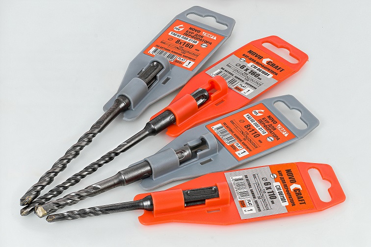 Бур по бетону  8*350мм SDS-plus 2 грани (YAE400800350) Novocraft *1