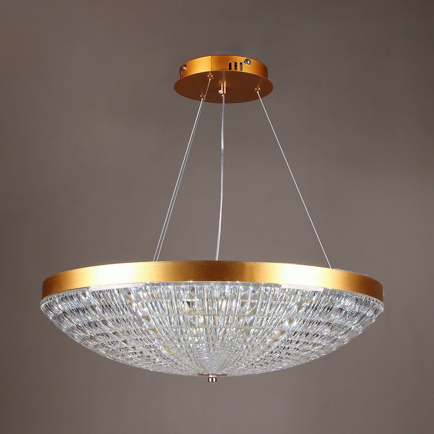 Люстра 9212/100W gold 580 мм 3 реж., пульт S=25м2  VERNER LIGHTING *1