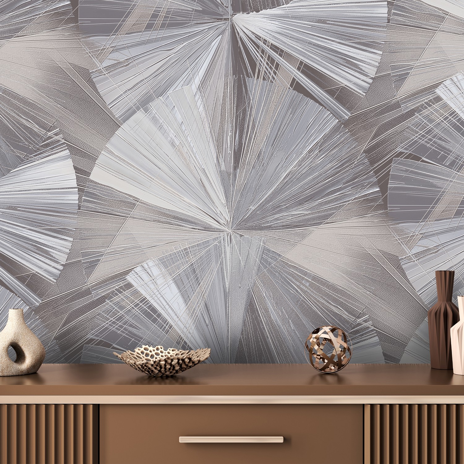 Обои  флиз Victoria Stenova Chance (св.-корич.) 588087 1.06*10м *6