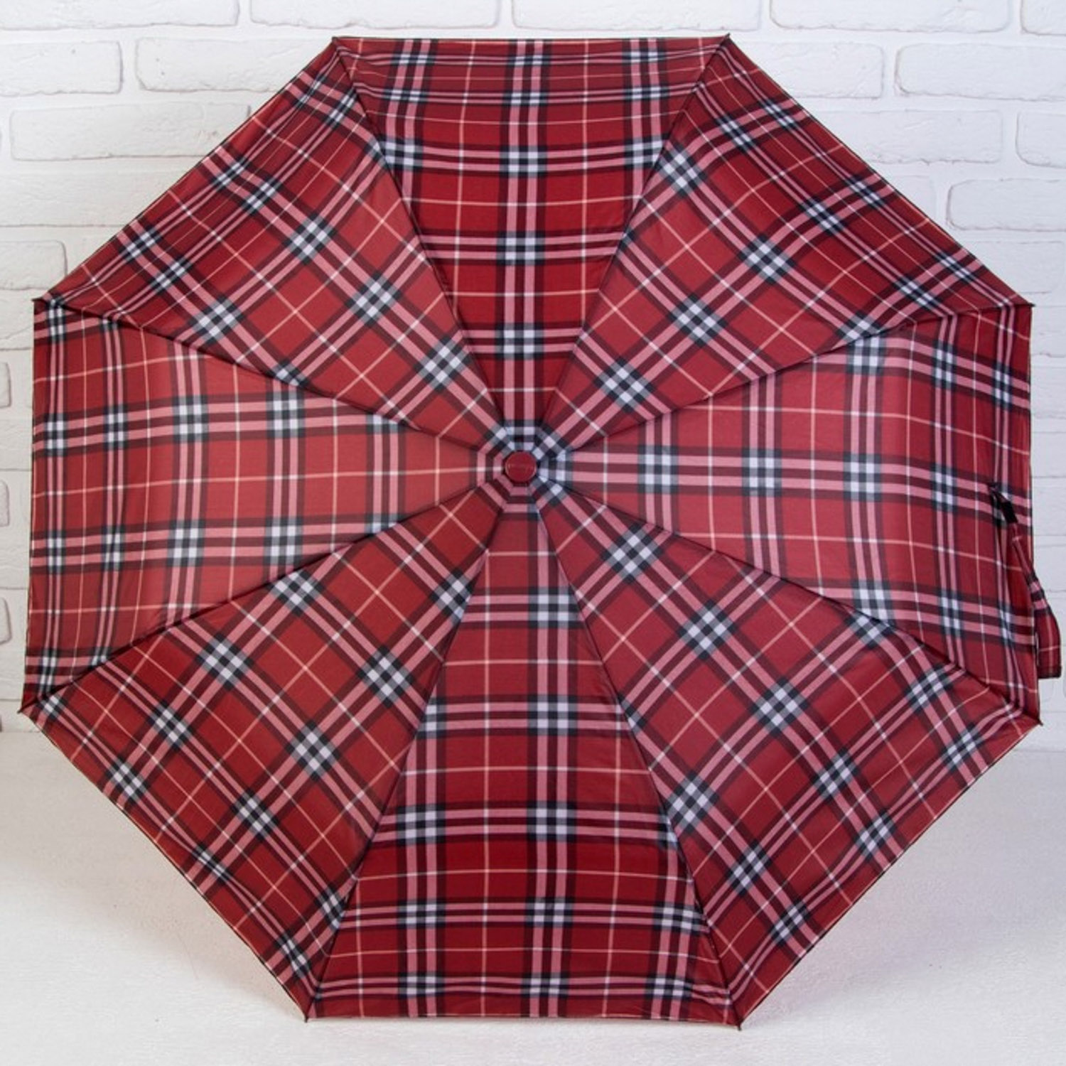 Зонт жен авт R48 3сл 8спиц клетка МИКС 235 RN 4881171