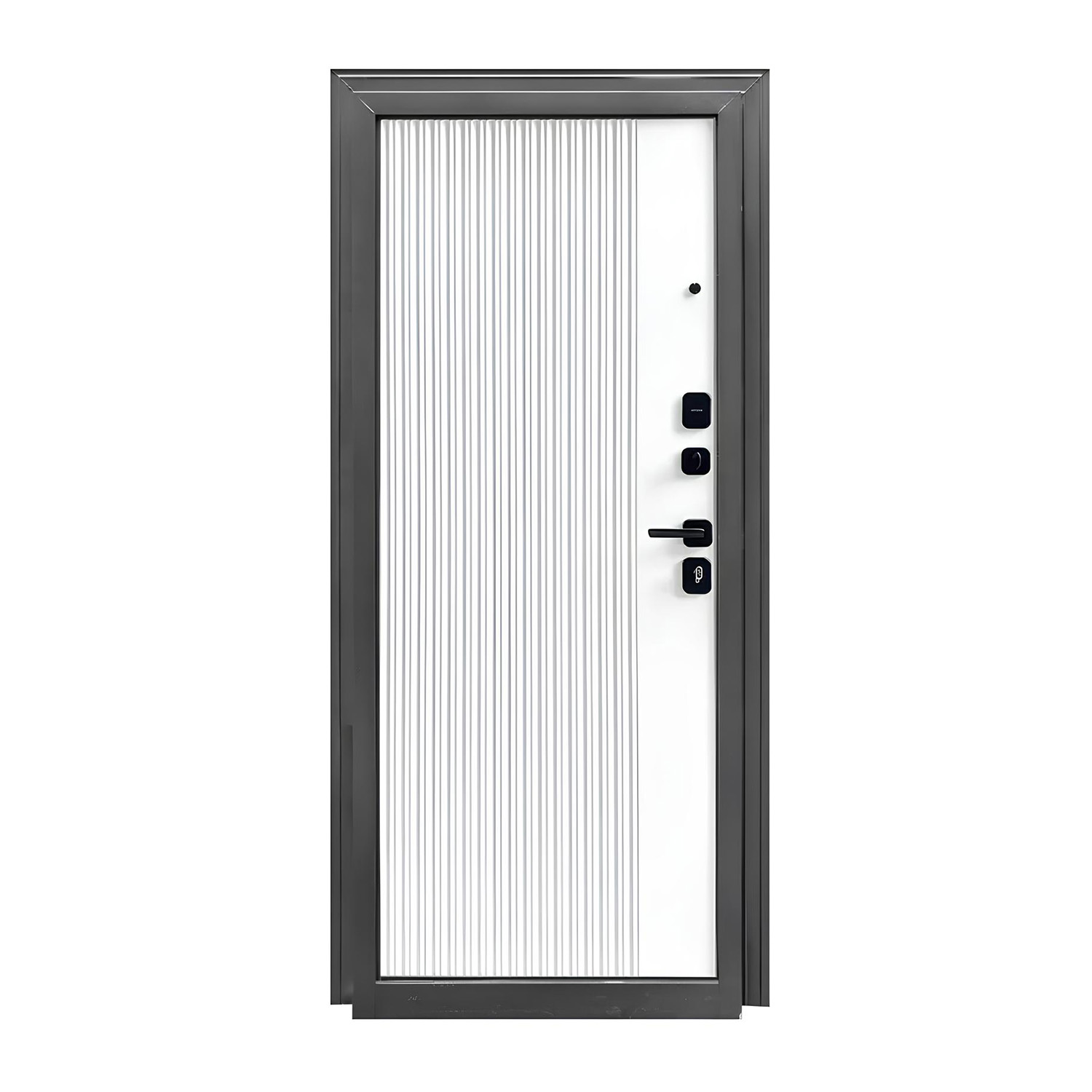 Дверь входная 2050х860х105 мм Форпост Спарта, правая, эмалит серый