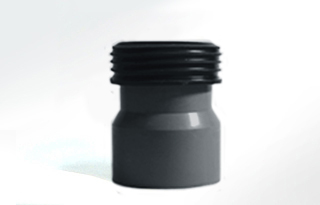 Переходник с ПП на чугун(тапер) Ø 110/124 мм с манжетом (комплект) *1/35