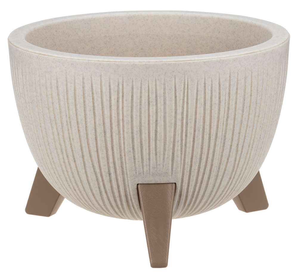 Кашпо пластм. "Петалис" 12л d верха 350мм h255мм со вставкой Беж. мрамор М3255 ("М-Пластика") *1/3 Кашпо пластм. "Петалис" 12л d верха 350мм h255мм со вставкой Беж. мрамор М3255 ("М-Пластика") *1/3