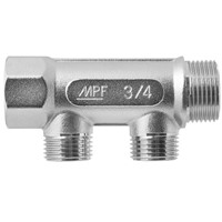 Коллектор MasterProf, 2 выхода, 3/4"х1/2" Коллектор MasterProf, 2 выхода, 3/4"х1/2"