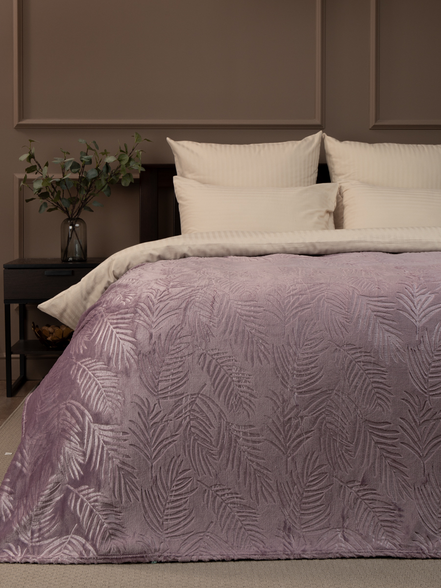 Плед 150*200см фланель Листья сиреневый TF FNE DKLI3 050/1520 NC Absolute *1 Плед 150*200см фланель Листья сиреневый TF FNE DKLI3 050/1520 NC Absolute *1