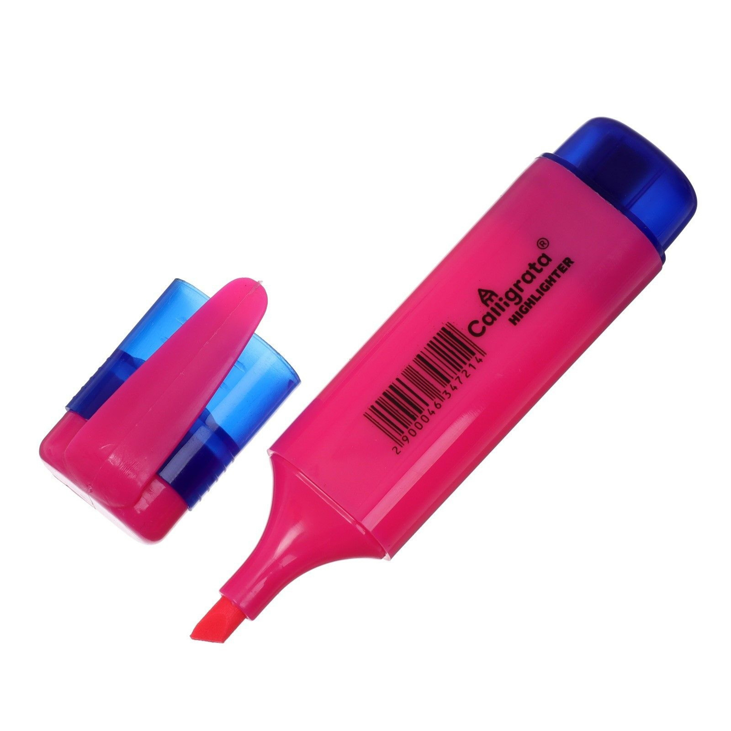 яяяМаркер текстовыделитель наконечник скошенный 5мм розовый   4634721