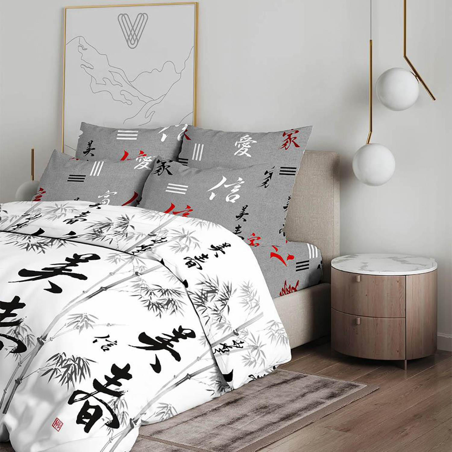 Постельное белье дуэт-М бязь Василиса 4038/1 Символ благополучия нав70*70,пр220*240 *1/4