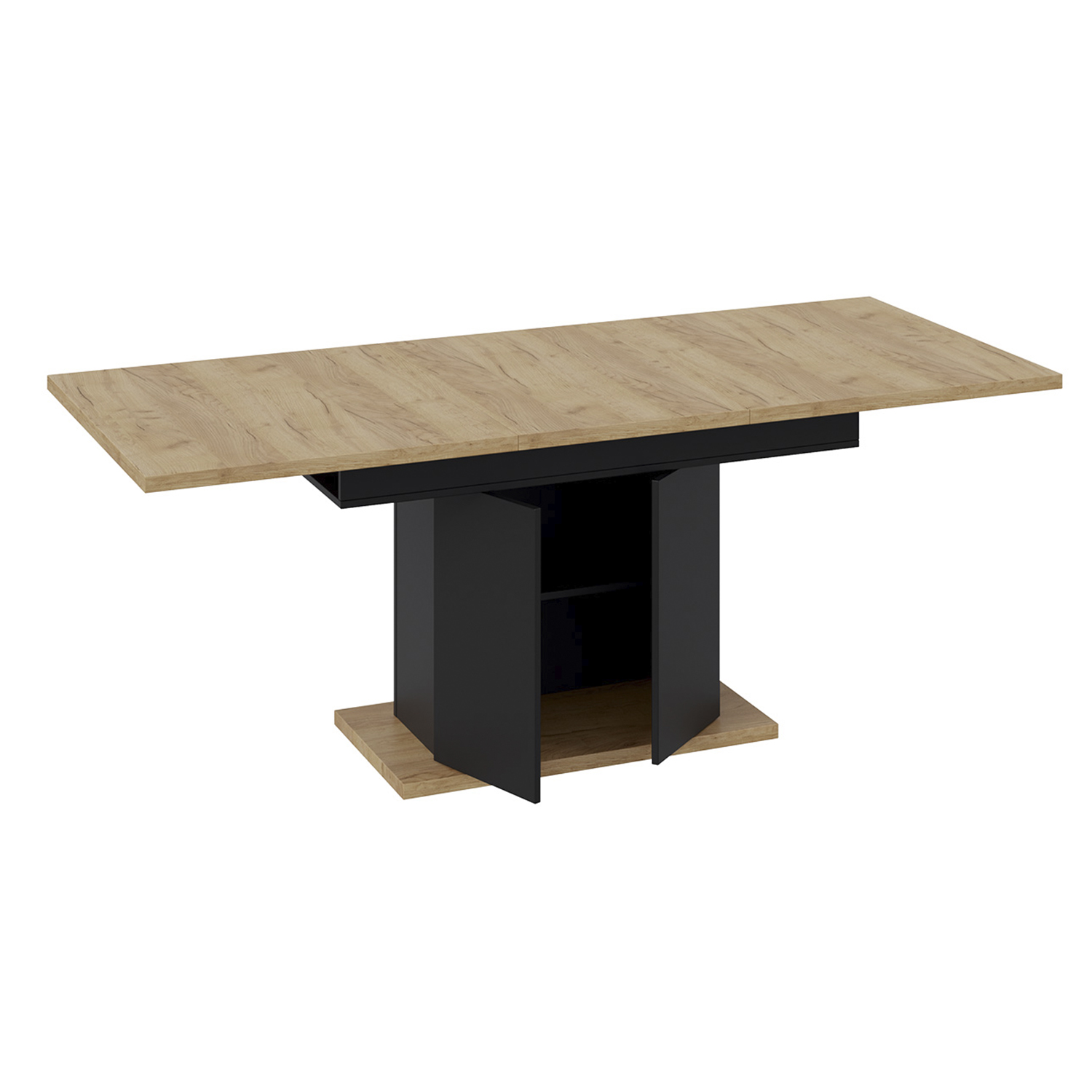 Стол обеденный прямоугольный раздв.Детройт Тип1 850х1504(2014)х h770 Дуб Крафт золотой/Ателье тем*1