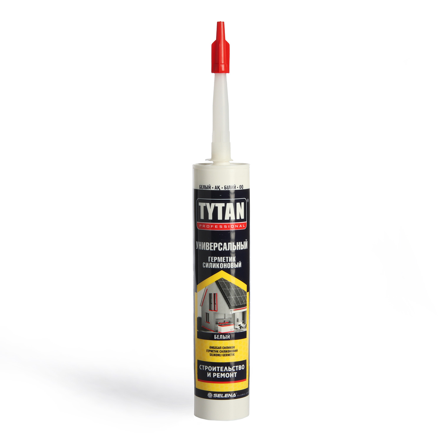 Герметик универсальный 280 мл TYTAN, силиконовый, белый