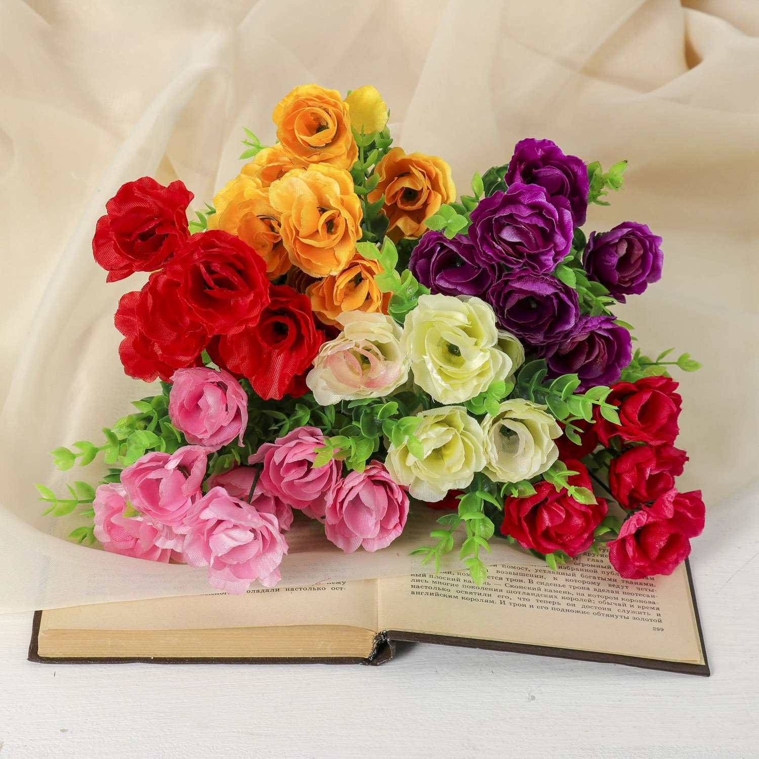 Букет "Анемоны" 4*29 см, микс  3534192