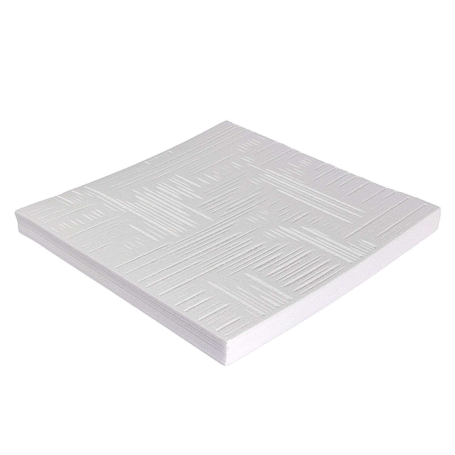 Плитка потолочная 50х50 см FORMAT Норма 516, 2 м², белый