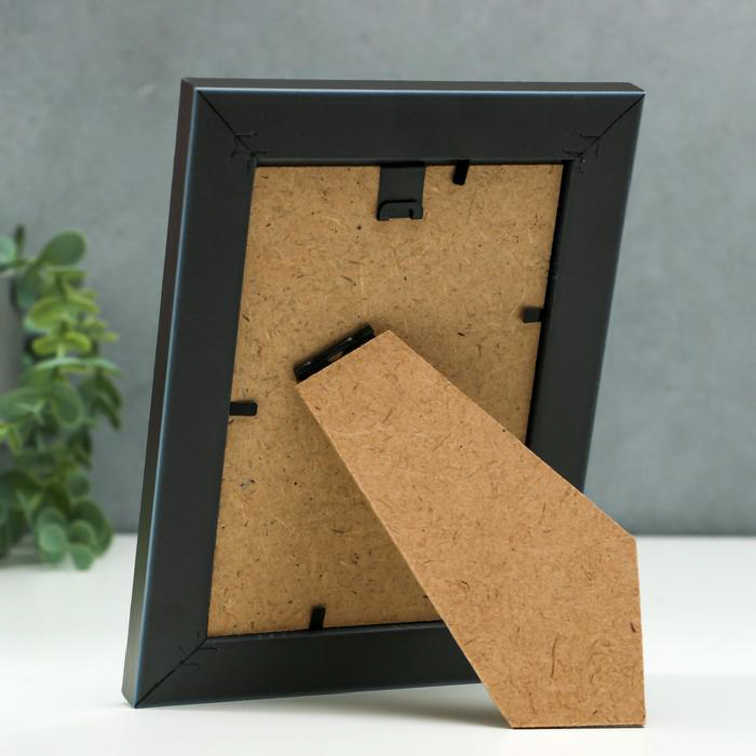 Фоторамка пластик Gallery 10х15 см, 651628 металлик (пластиковый экран) 6894043