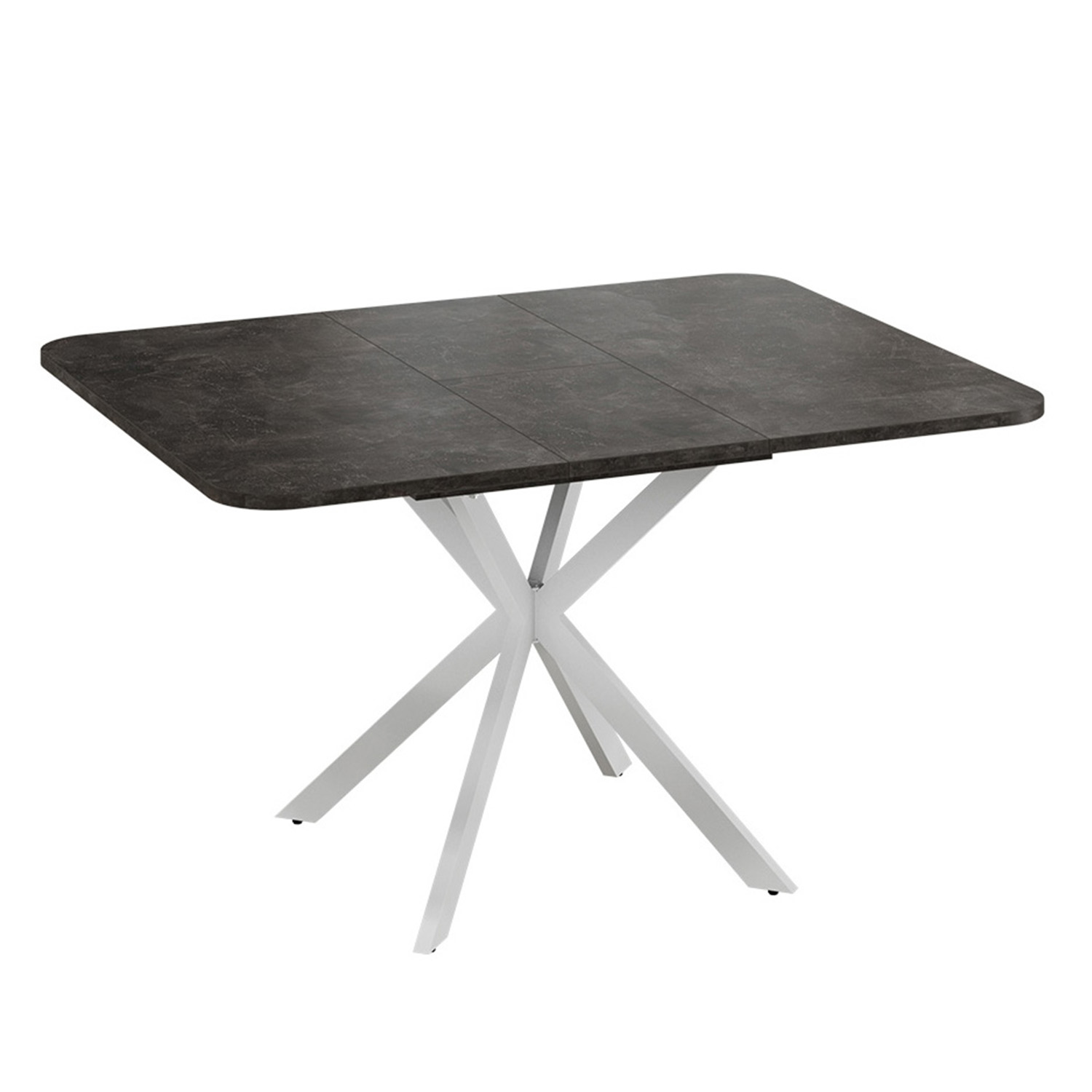 Стол обеденный прямоугольный раздв.Лиссабон Тип1 1000(+315)мм*1001*750мм Ателье темный*1