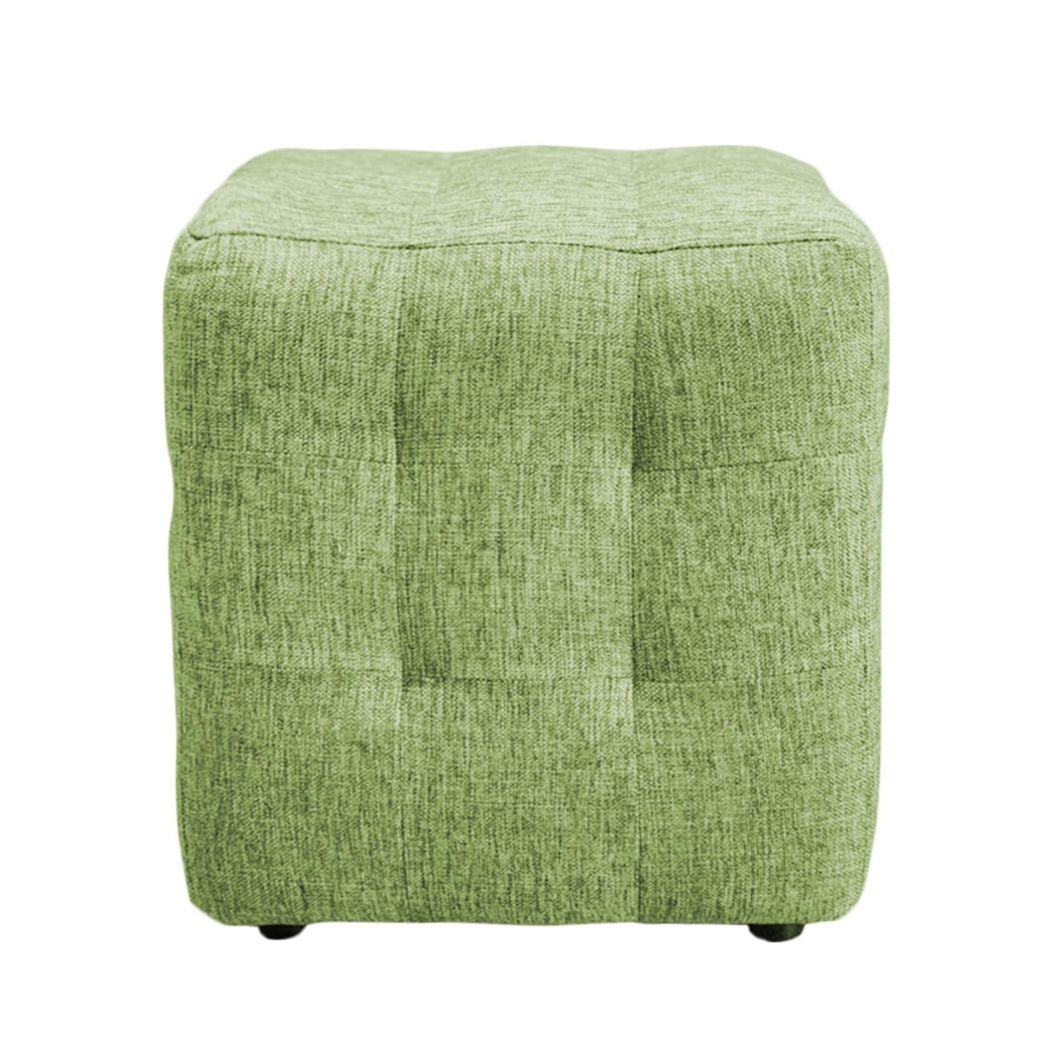 Пуф, 40х40х45 см, квадрат, рогожка, олива