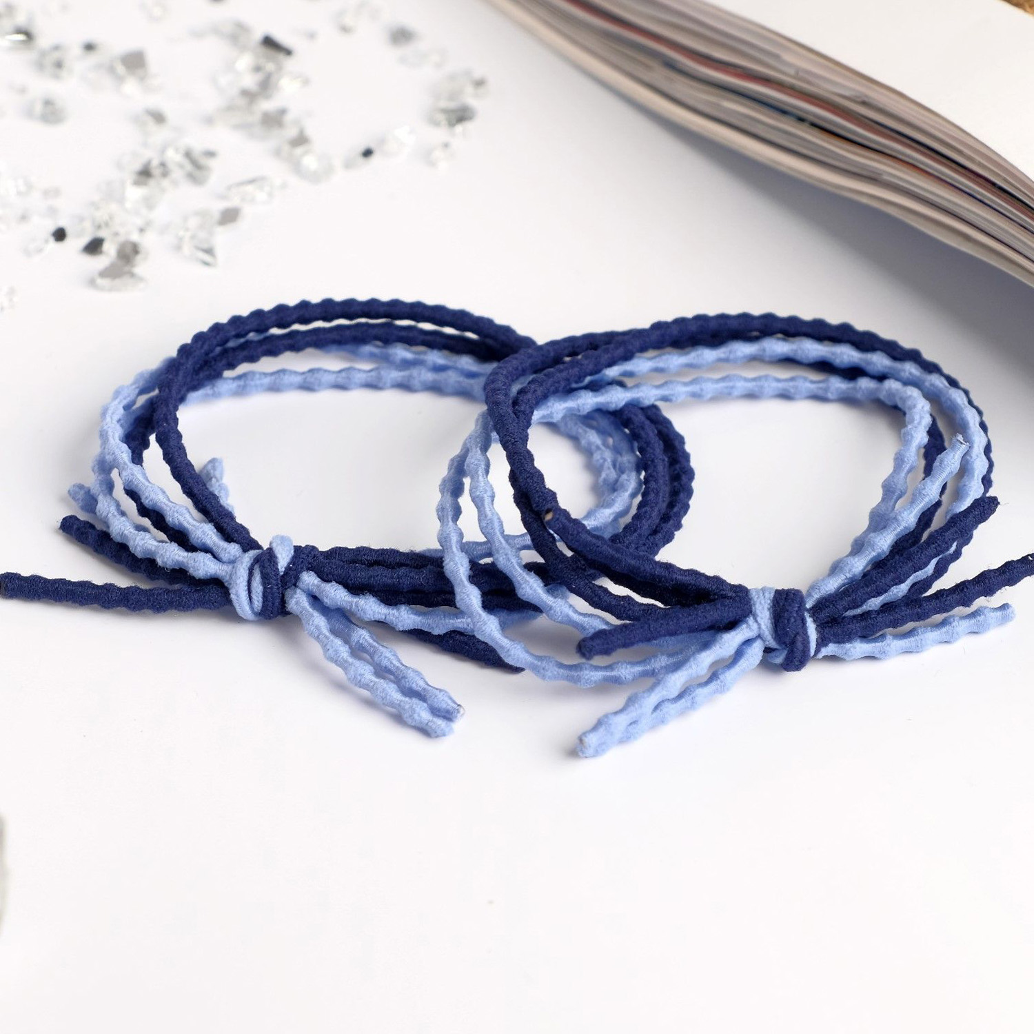 Резинка для волос "Палермо" (цена за пару) завитки микс