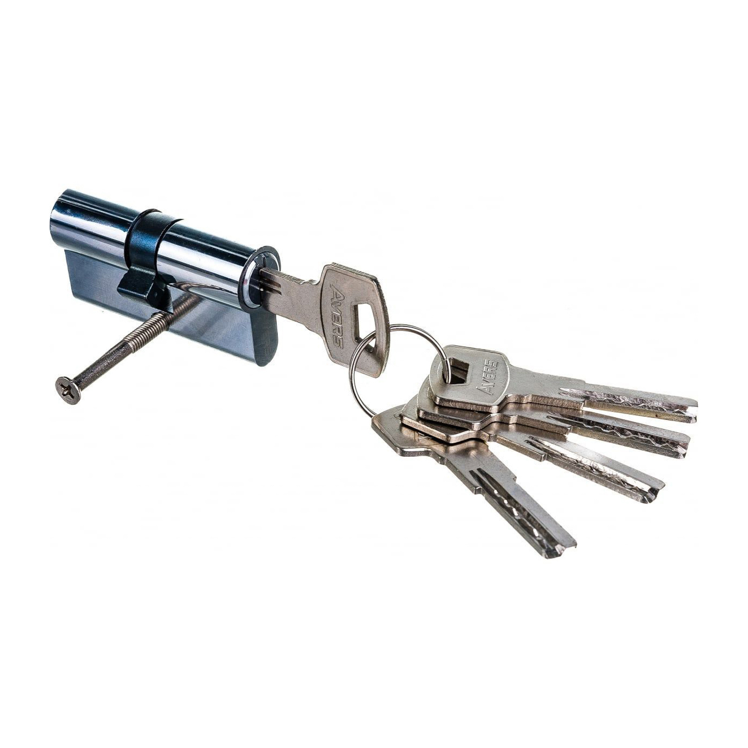 Механизм врезной 60(30/30) хром ключ/вертушка ZM Avers *1/12/72 Механизм врезной 60(30/30) хром ключ/вертушка ZM Avers *1/12/72