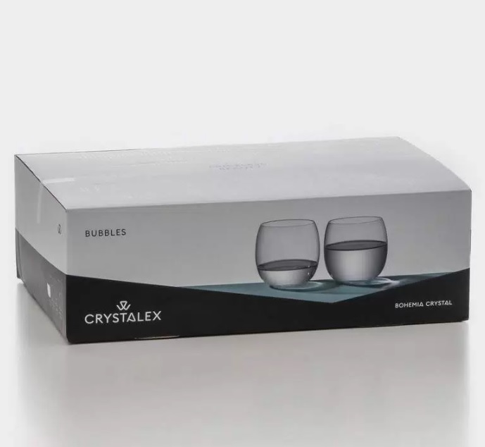 Набор бокалов стекло  "BOHEMIA" "Пион" 380мл 6шт д/воды 25039/380  "KRYSTALEX" *1/8