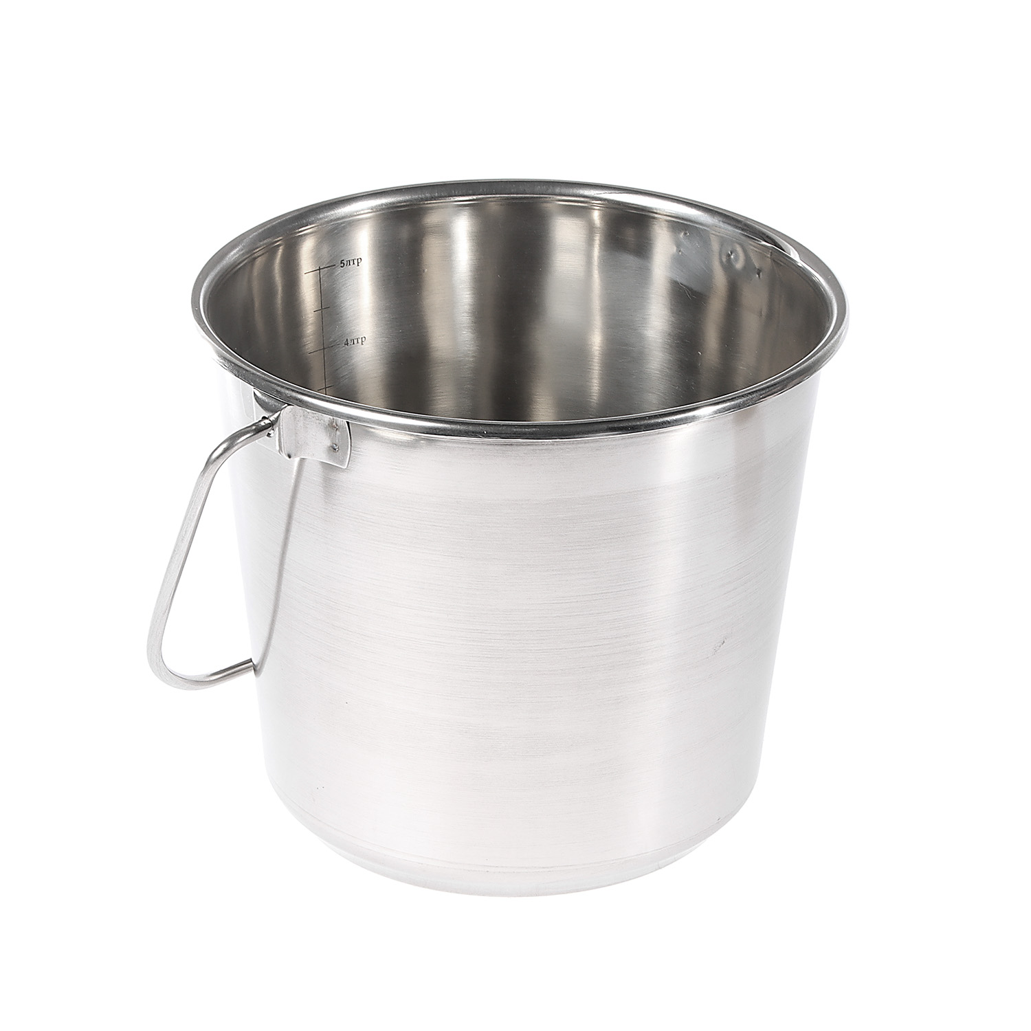 Ведро нерж. 5л с Крышкой 0096 1 ("Катунь") *1/16