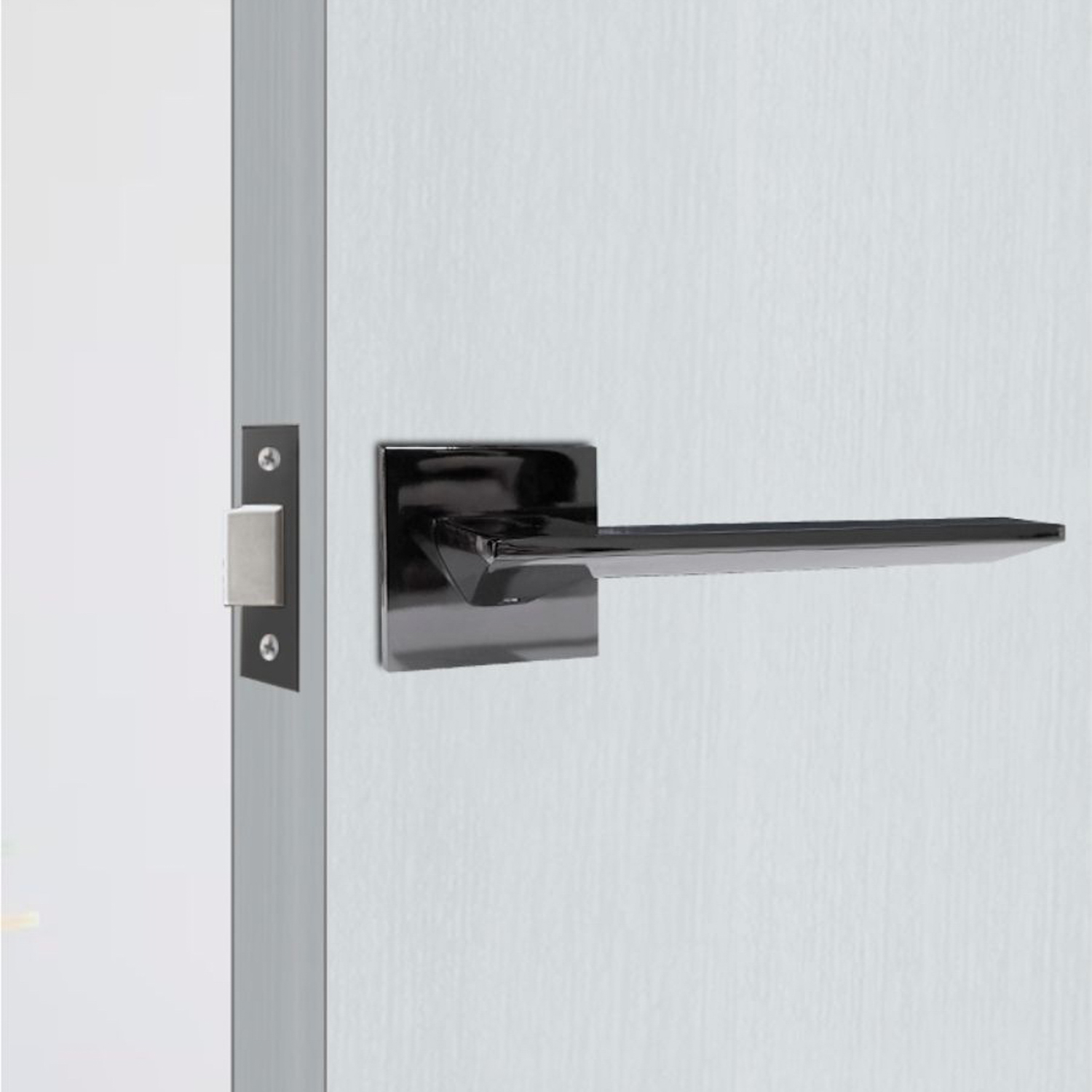 Ручка раздельная НИКЕЛЬ черный 603Е11 КВАДРАТ 03/204932 TRODOS *1/24