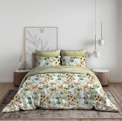 Постельное белье евро бязь Василиса 123671 Flaurel  нав70*70,пр200*220 *15