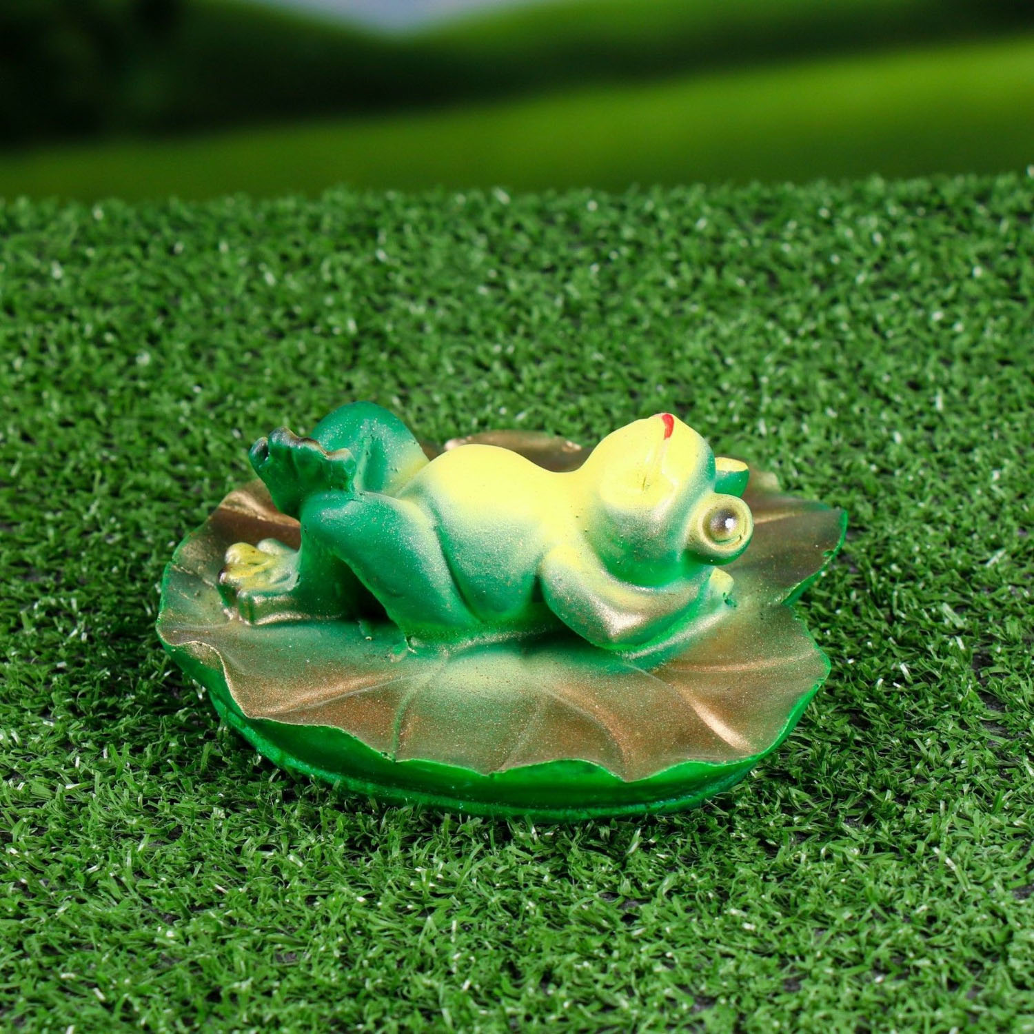 Садовая фигура "Лягушка на спине" 13х6см   3622946