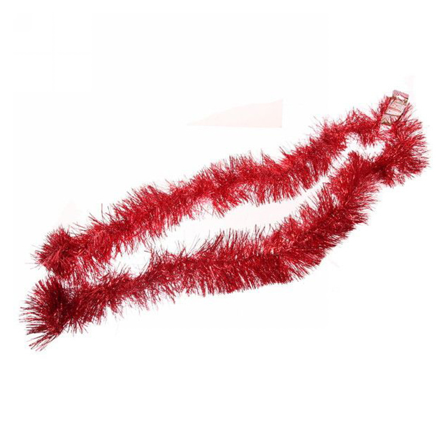 Мишура 2 м, 13 см" "Искристое сияние", красный