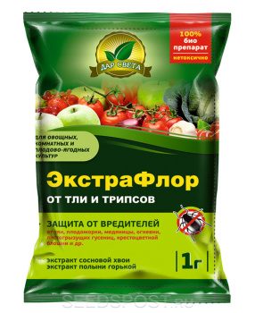 Средство от тли и трипсов ЭкстраФлор №1 1г (ДГрин) *10/200