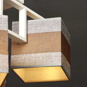 Люстра 6152/4WT BR+GR Е27 2*60W *1