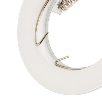 Светильник встраиваемый MR16 DL100 GU5.3 Ecola литой Белый 24x75 FW1601EFF *10/100