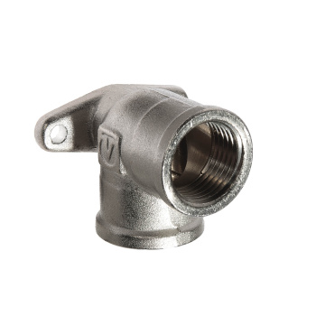 Уголок сантехнический с креплением 1/2"(Ø15) М/М VALTEC 751 *10/90