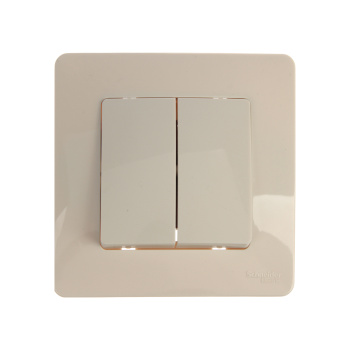 Выключатель "BLANCA" СП 2кл. бежевый 10А 250В BLNVS010507 *1/10/20
