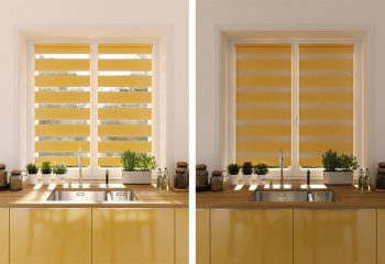 Штора рулонная День и ночь Абрикос 57*160 Легранд *1/6