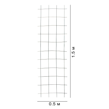 Сетка кладочная 1.5х0.5 м, 50х50 мм, 2.5 мм
