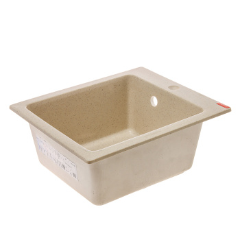 Мойка из искусственного камня Marrbaxx Линди Z8Q2, 500х425х195 мм, квадратная, бежевый, глянцевая Мойка из искусственного камня Marrbaxx Линди Z8Q2, 500х425х195 мм, квадратная, бежевый, глянцевая