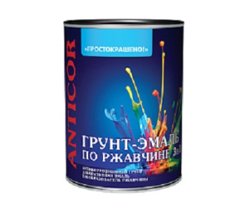 Грунт-эмаль по ржавчине синяя 0,8 кг Простокрашено *1/14/490 Грунт-эмаль по ржавчине синяя 0,8 кг Простокрашено *1/14/490