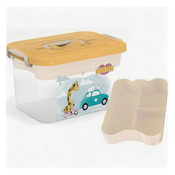 яяяКОНТЕЙНЕР   "Детский "Giraffix" 6,5л 310х200х180мм арт.80937 *1/6