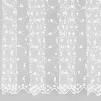 Тюль Ажур 300*260 с утяжелителем белый (Легранд) *1