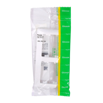 Рамка "Glossa" 2-м белый горизонтальная GSL000102 *1/30