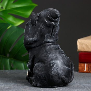 Копилка "Кот хиппи" черный, 23х13х16см 9366197